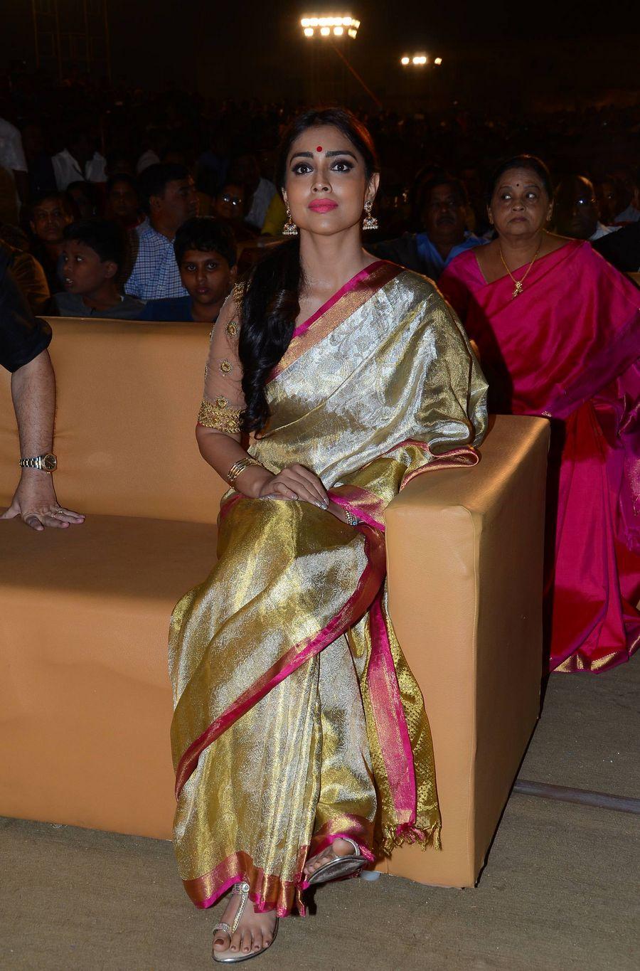 Shriya Saran Stills at Gautamiputra Satakarni Audio Launch