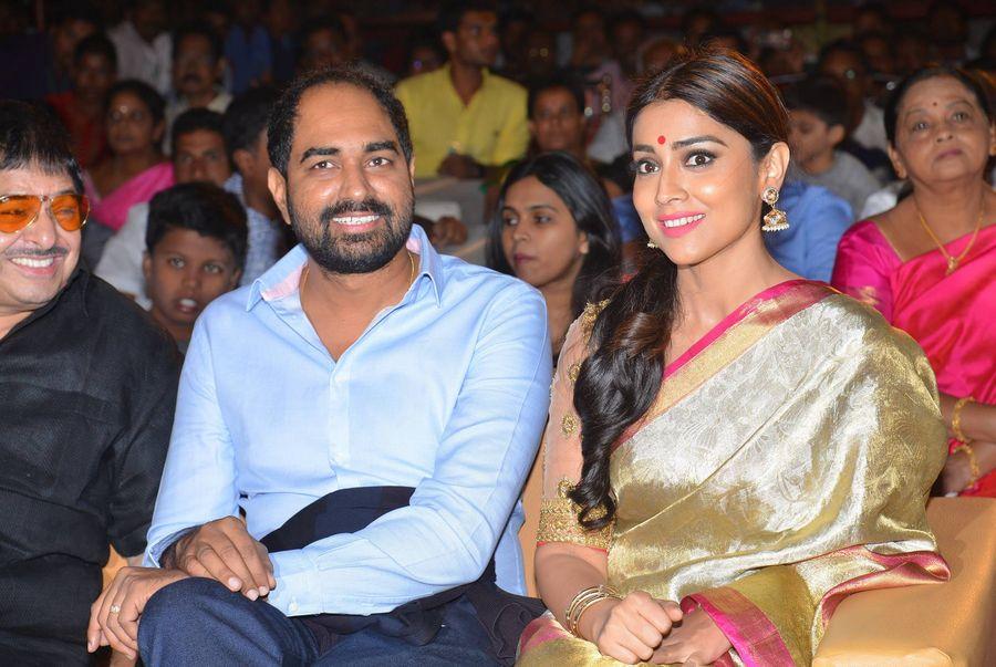 Shriya Saran Stills at Gautamiputra Satakarni Audio Launch