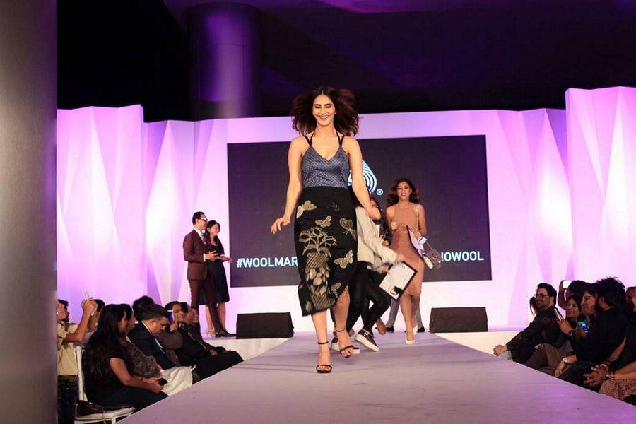 Vaani Kapoor Stills At The Wool Mark Company Rampwalk