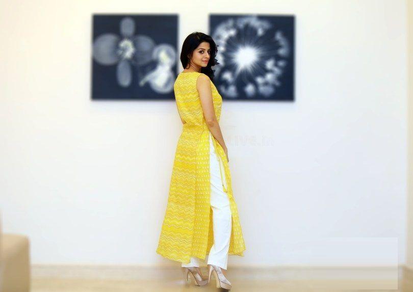 Vedhika Latest Stills in Yellow Dress