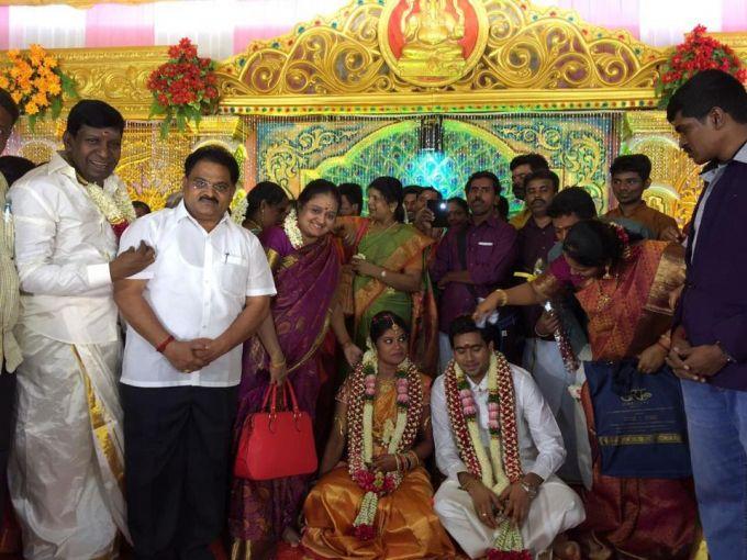 Actor Vadivelu Daughter Marriage Photos