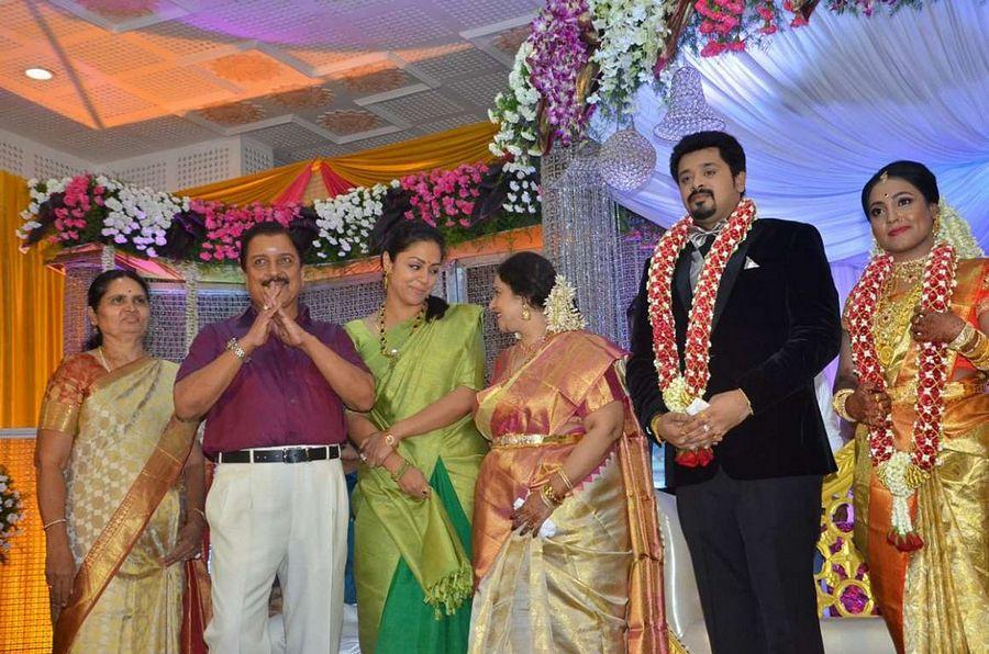 Actress Jayachitra Son Amresh Ganesh's Wedding & Reception Photos