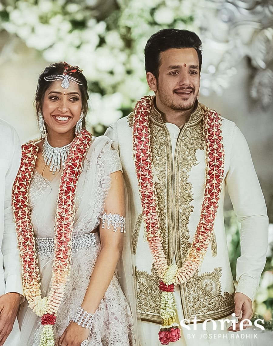 Akhil Akkineni Shriya Bhupal Engagement Photos