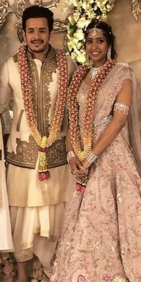 Akhil Akkineni Shriya Bhupal Engagement Photos