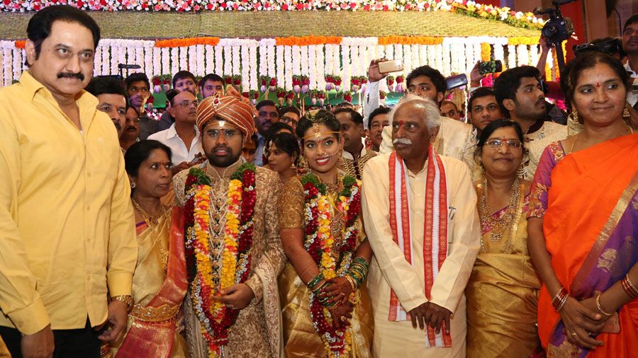 Bandaru Dattatreya daughter's Marriage Stills