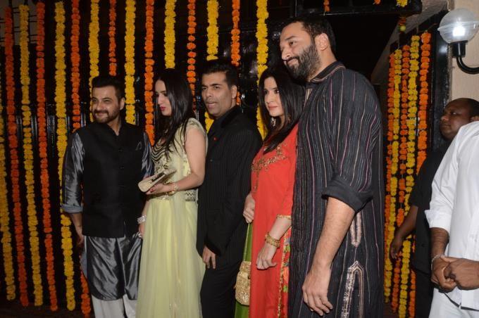 Bollywood Celebs At Ekta Kapoor Diwali Bash 2016