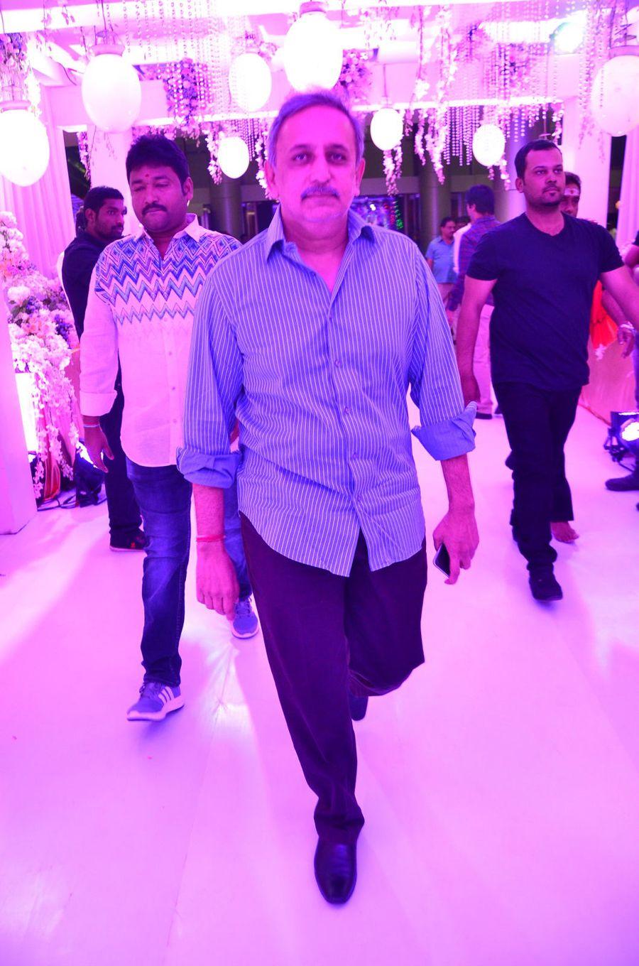 Celebs at Talasani Srinivas Yadav Younger Daughter Wedding Reception Photos