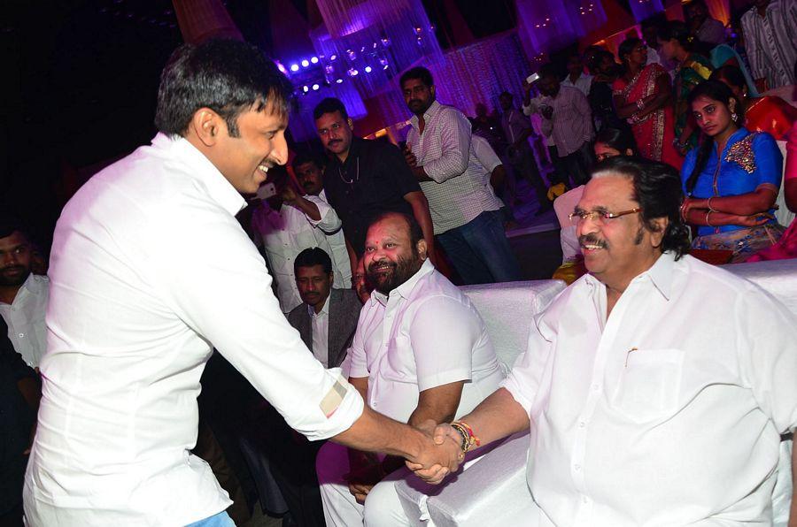 Celebs at Talasani Srinivas Yadav Younger Daughter Wedding Reception Photos