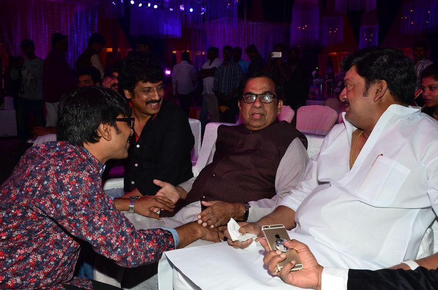 Celebs at Talasani Srinivas Yadav Younger Daughter Wedding Reception Photos