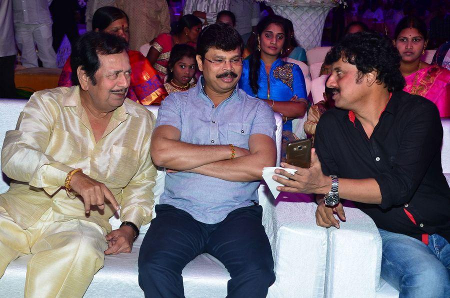 Celebs at Talasani Srinivas Yadav Younger Daughter Wedding Reception Photos