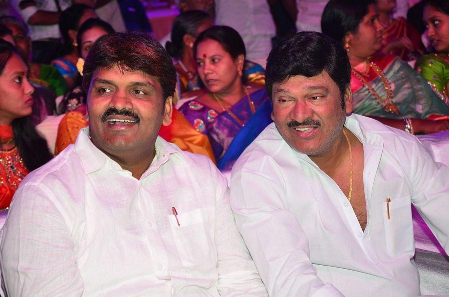 Celebs at Talasani Srinivas Yadav Younger Daughter Wedding Reception Photos