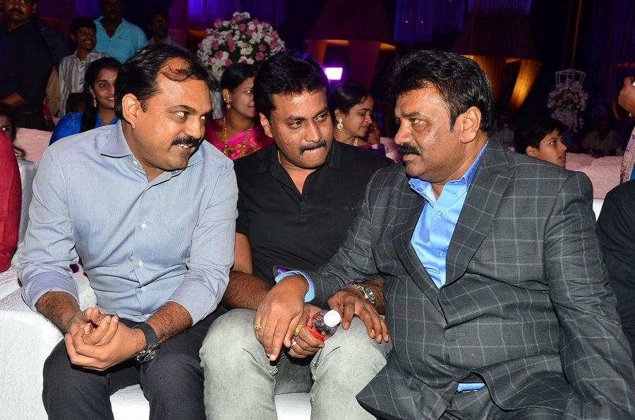 Celebs at Talasani Srinivas Yadav Younger Daughter Wedding Reception Photos