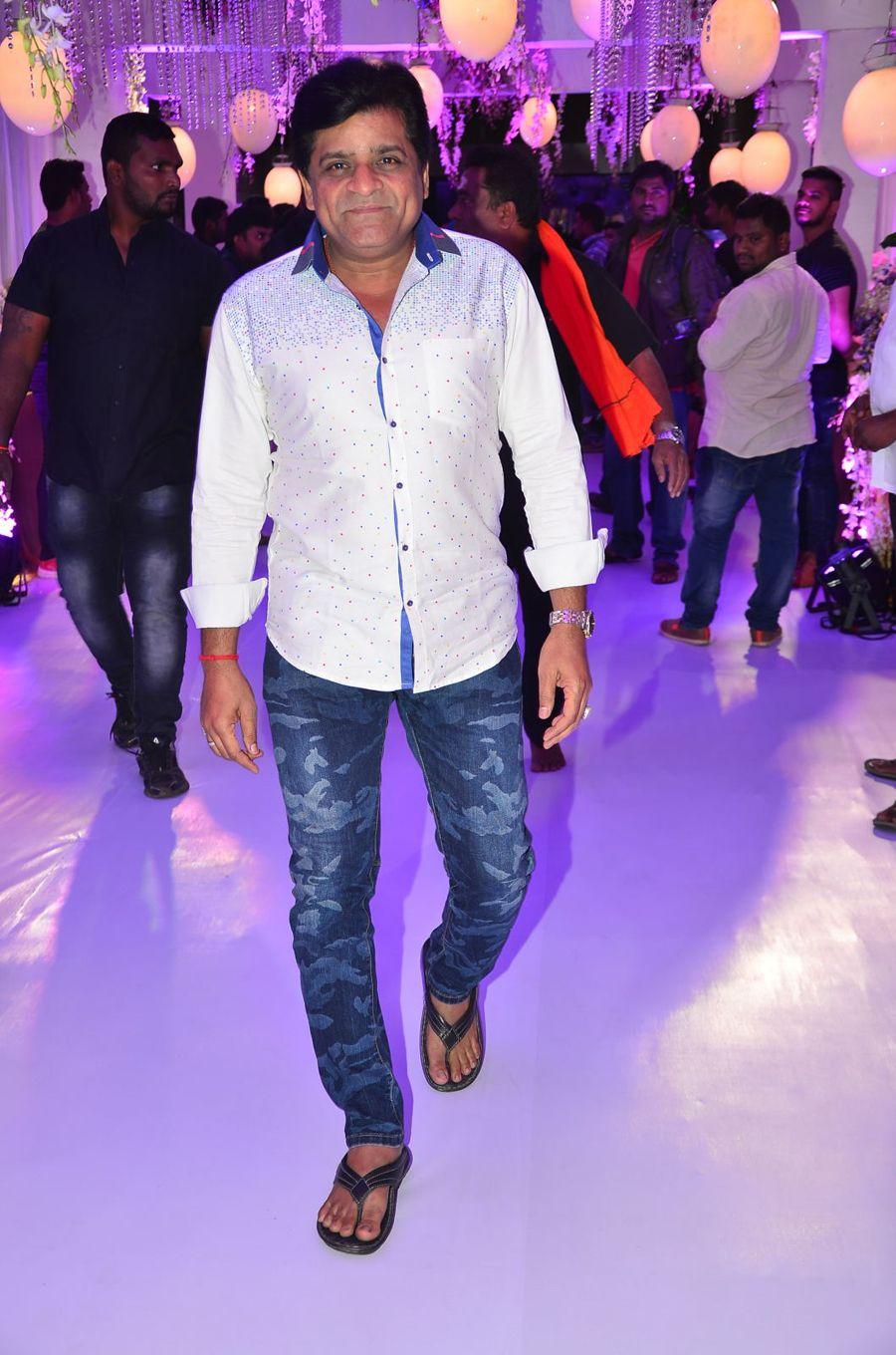 Celebs at Talasani Srinivas Yadav Younger Daughter Wedding Reception Photos