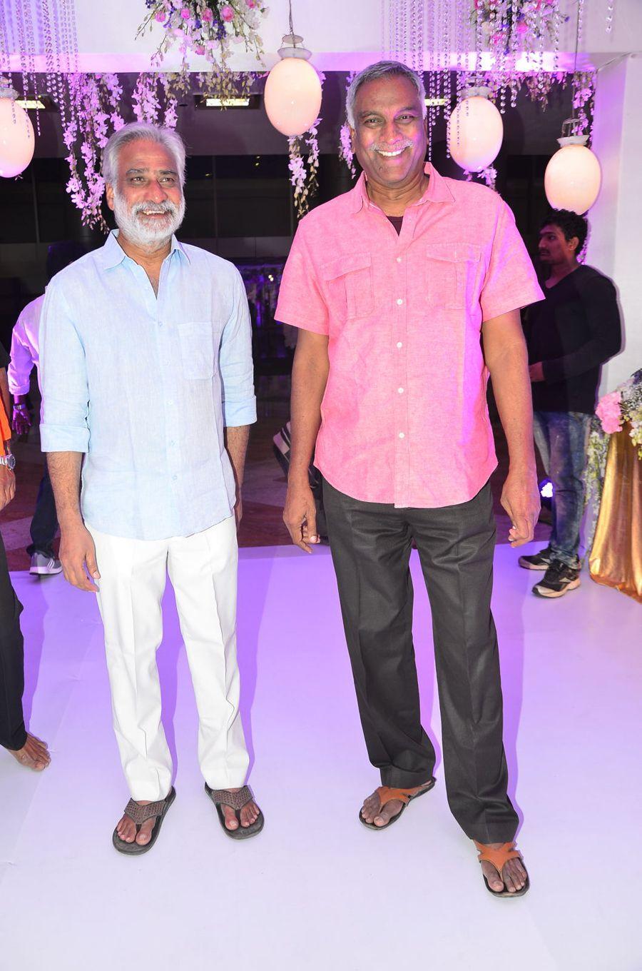 Celebs at Talasani Srinivas Yadav Younger Daughter Wedding Reception Photos