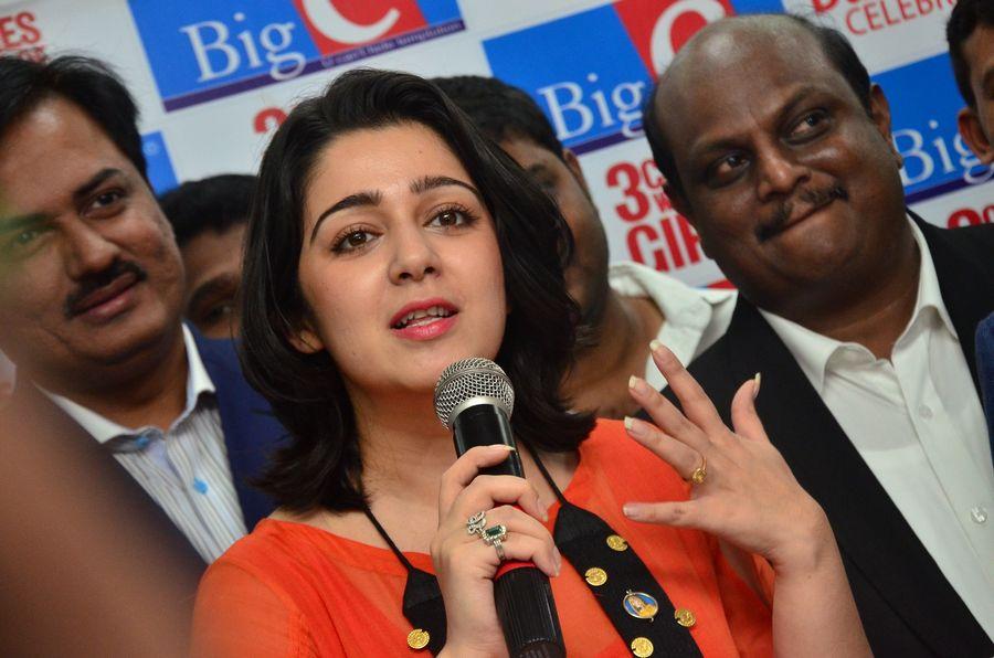Charmee Kaur at BigC Dasaravali Lucky Draw at Vijayawada Event Photos
