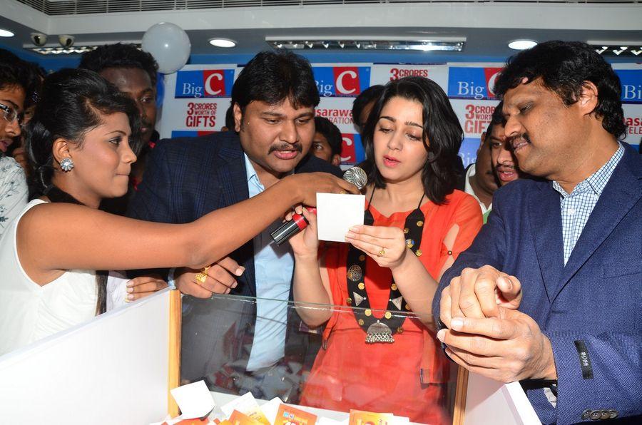 Charmee Kaur at BigC Dasaravali Lucky Draw at Vijayawada Event Photos