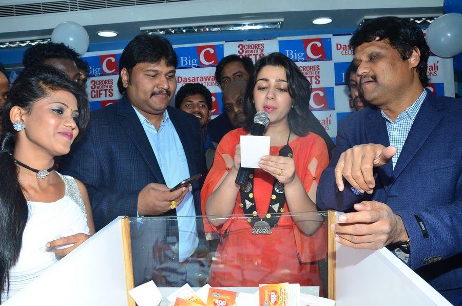 Charmee Kaur at BigC Dasaravali Lucky Draw at Vijayawada Event Photos