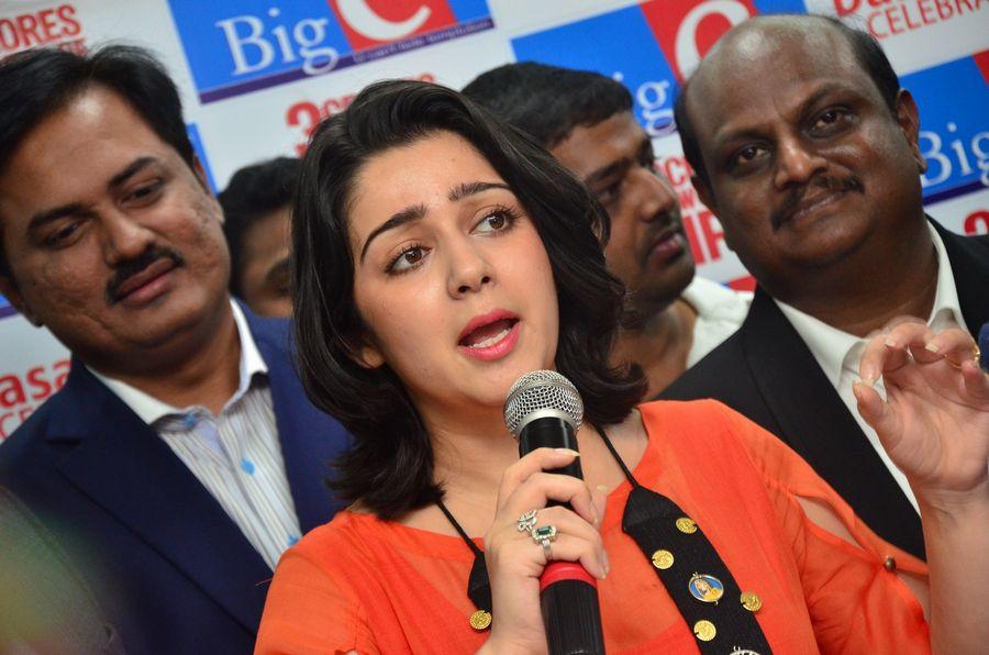 Charmee Kaur at BigC Dasaravali Lucky Draw at Vijayawada Event Photos