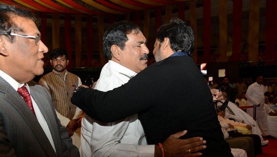 Chiranjeevi & Pawan Kalyan at Bandaru Dattatreya daughter's Marriage Photos