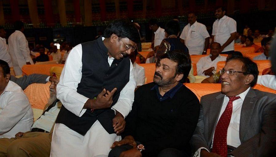 Chiranjeevi & Pawan Kalyan at Bandaru Dattatreya daughter's Marriage Photos