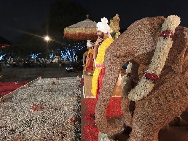 Gali Janardhan Reddy's daughter Brahmani's wedding Photos