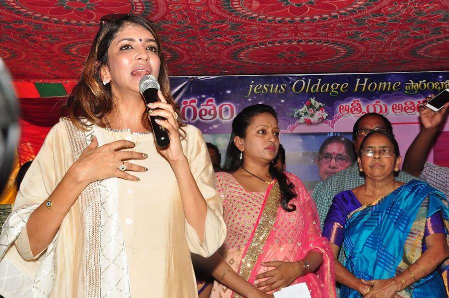 Laxmi Manchu & Suma Kanakala Stills at Jesus Old Age Home Launch