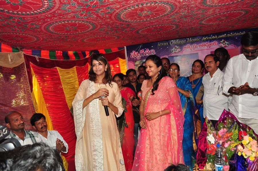 Laxmi Manchu & Suma Kanakala Stills at Jesus Old Age Home Launch