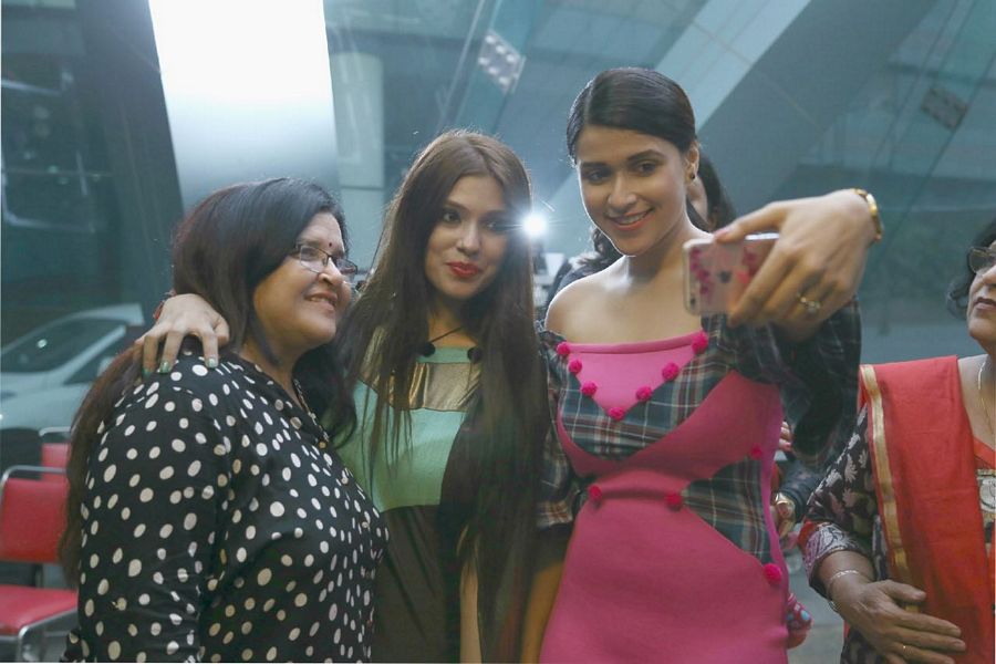 Mannara Chopra Asian Designer Week Photos