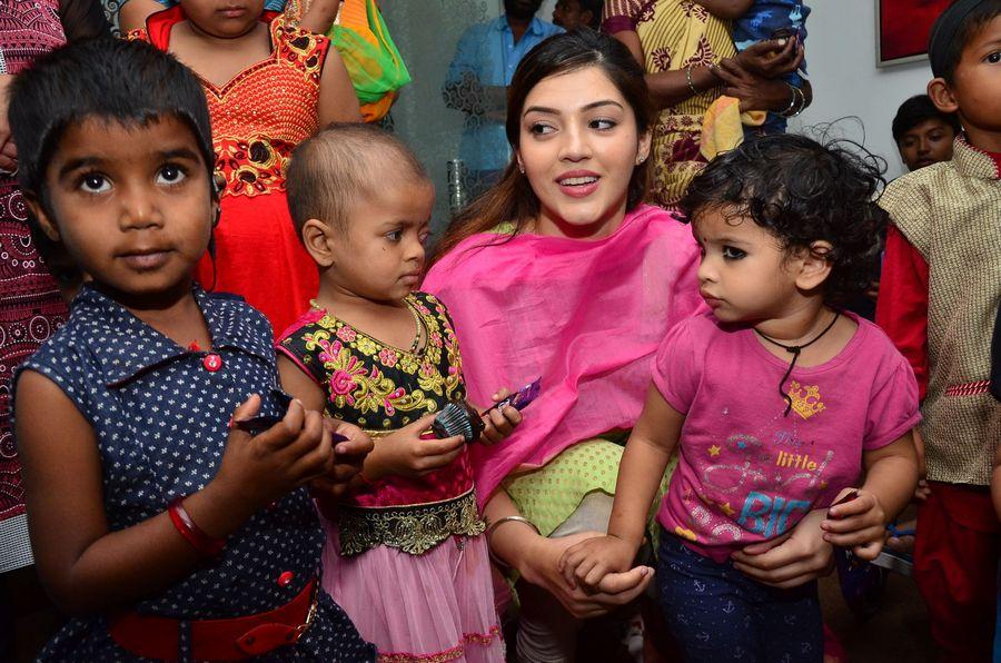 Mehreen Kaur Birthday Celebrations with Cancer Children at Apollo Hospitals