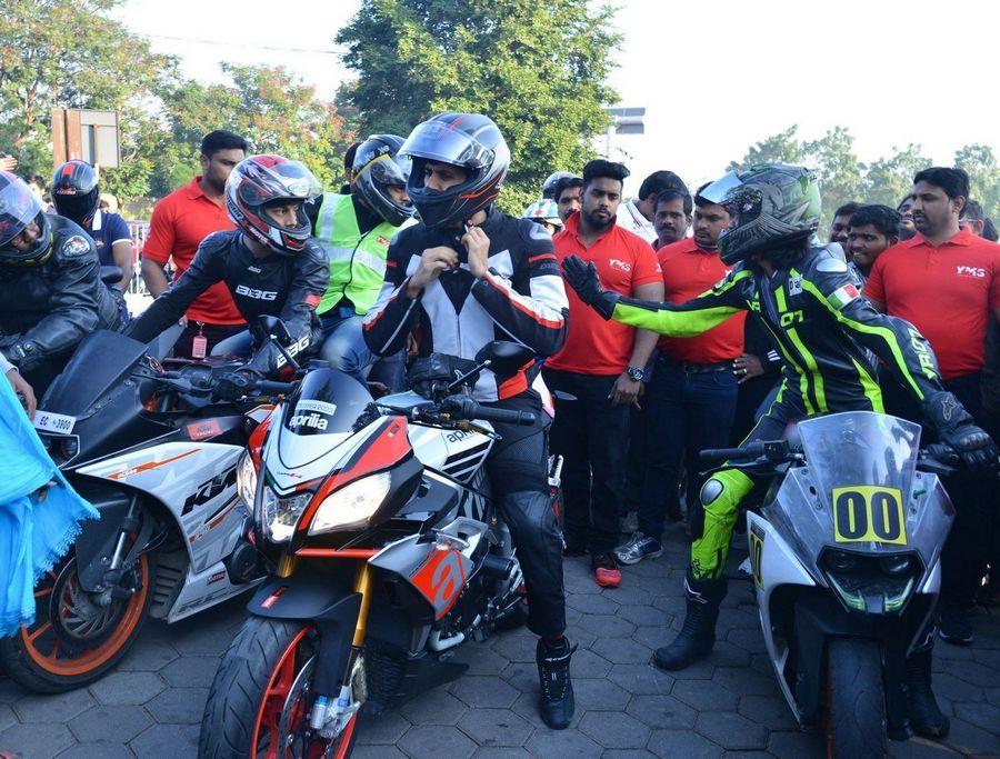 Naga Chaitanya At Stop Speed Campaign Photos