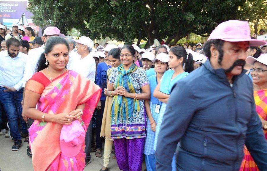 Nandamuri Balakrishna Breast Cancer Awareness Walk Photos
