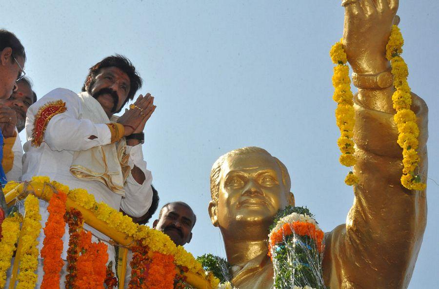 Nandamuri Balakrishna at NTR Statue Karimnagar Photos