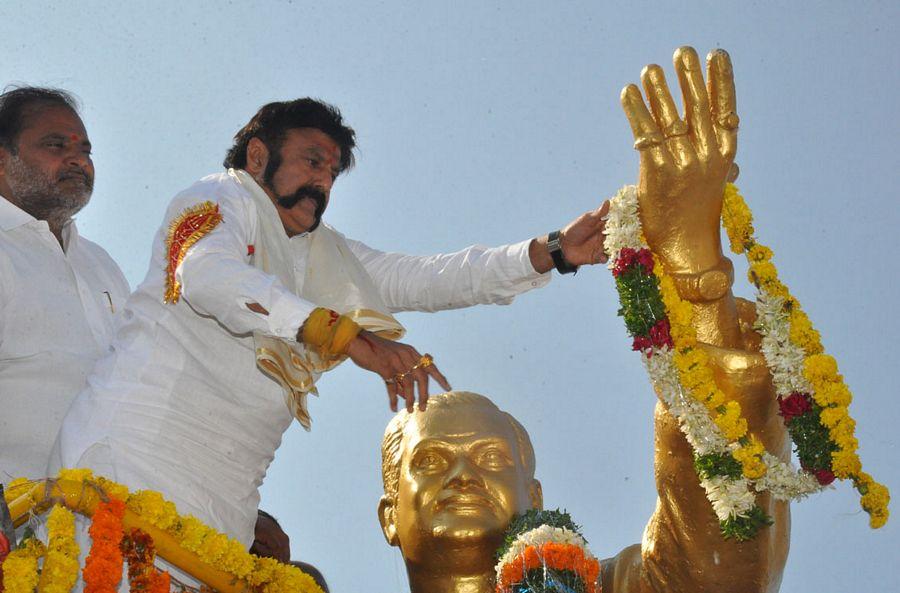 Nandamuri Balakrishna at NTR Statue Karimnagar Photos