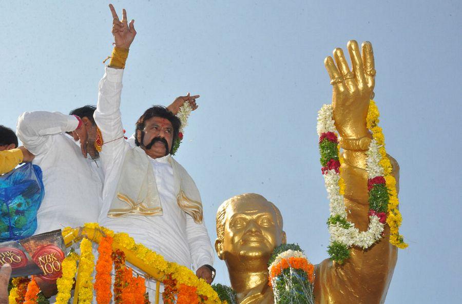 Nandamuri Balakrishna at NTR Statue Karimnagar Photos