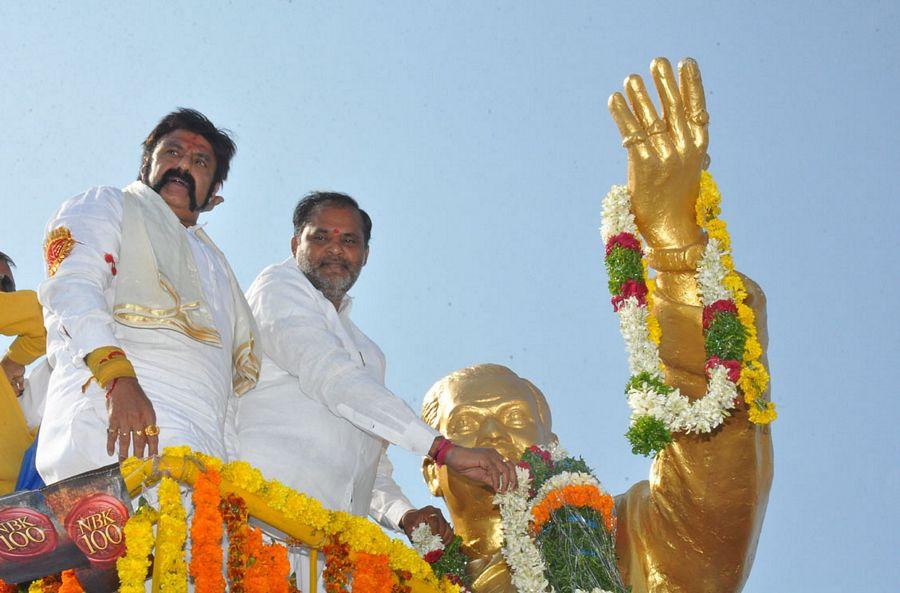 Nandamuri Balakrishna at NTR Statue Karimnagar Photos