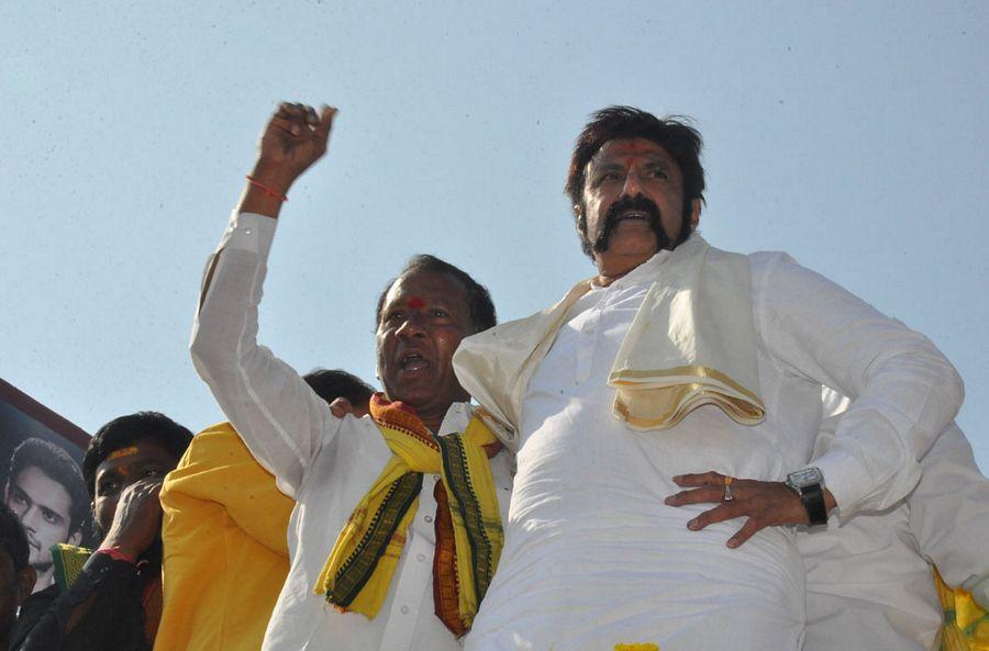 Nandamuri Balakrishna at NTR Statue Karimnagar Photos