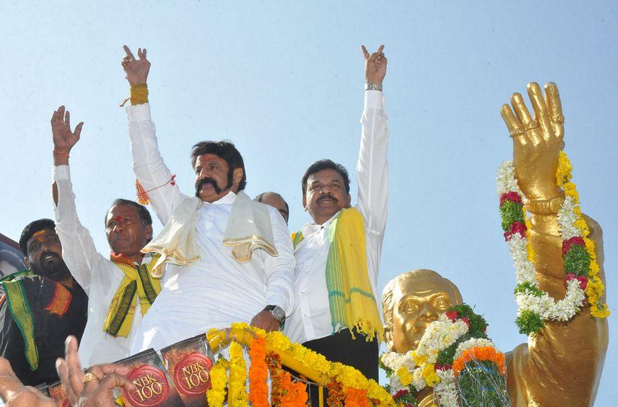 Nandamuri Balakrishna at NTR Statue Karimnagar Photos