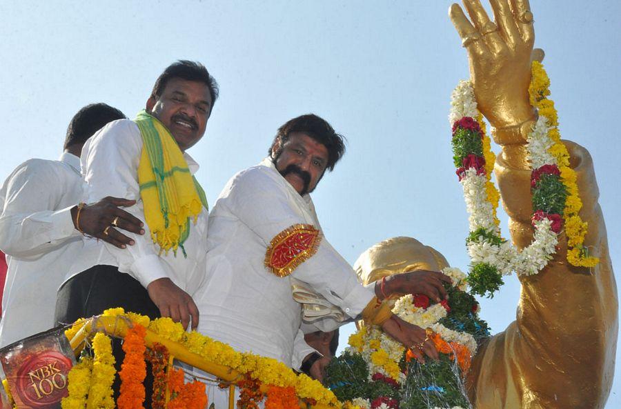 Nandamuri Balakrishna at NTR Statue Karimnagar Photos