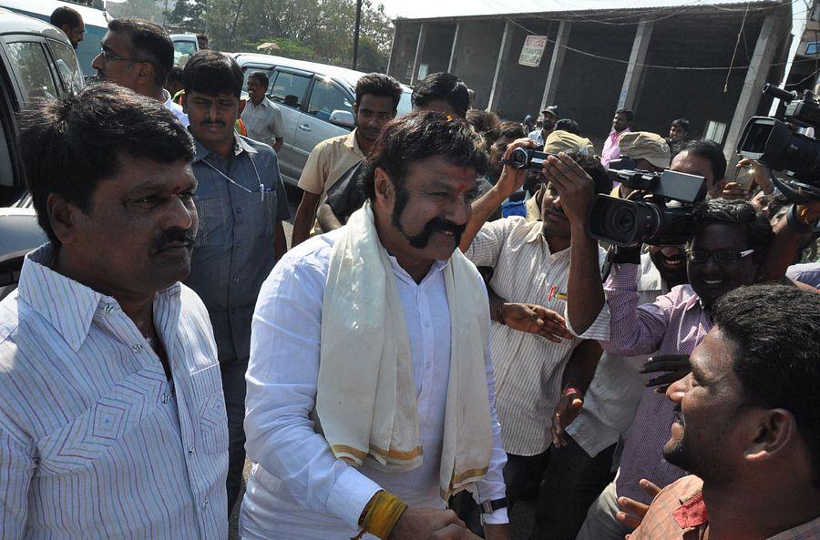 Nandamuri Balakrishna at NTR Statue Karimnagar Photos