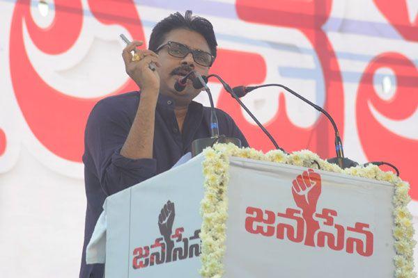 Pawan Kalyan Jana Sena Public Meeting at Anantapur Photos