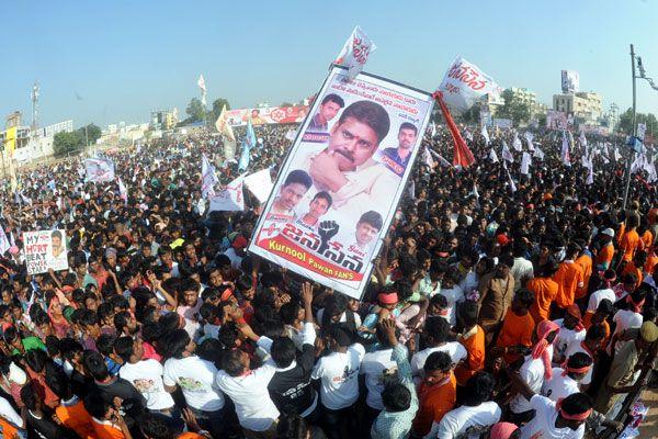 Pawan Kalyan Jana Sena Public Meeting at Anantapur Photos