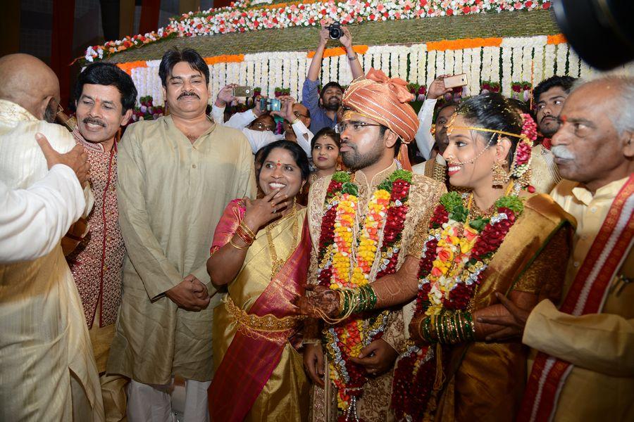 Pawan Kalyan Photos at Bandaru Dattatreya daughter's Wedding Photos