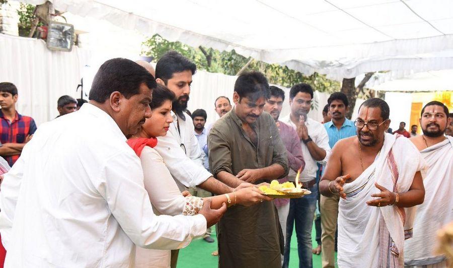 Pawan Kalyan at Nithiin New Movie Opening Photos