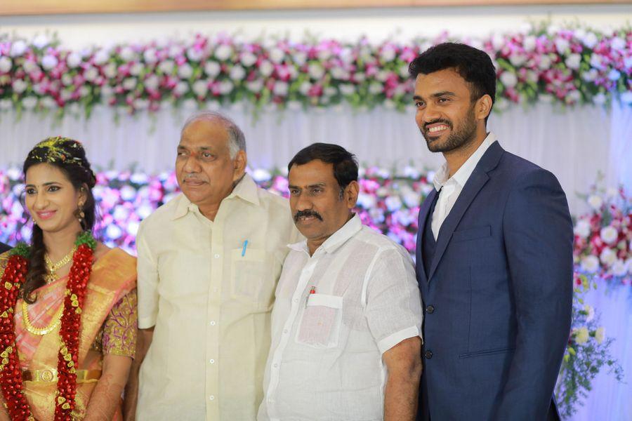 Producer Sakamuri Mallikarjuna Rao Daughter Marriage Reception Photos