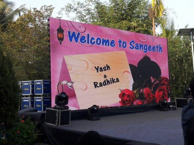 Radhika Pandit & Yash Sangeet Ceremony Photos