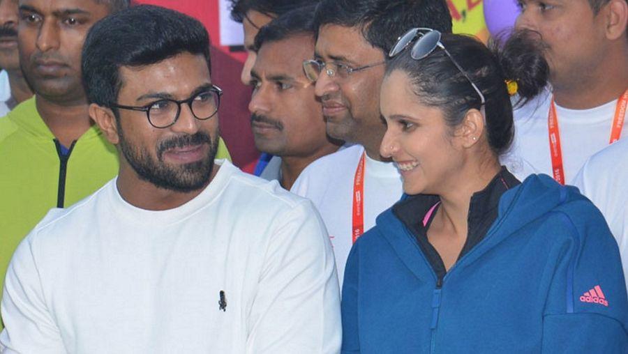 Ram Charan Photos At Hyderabad 10k Run Event