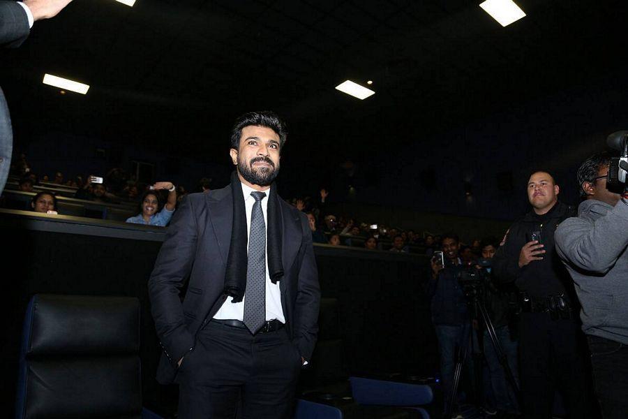 Ram Charan Stills At Dhruva Promotions At New Jersey