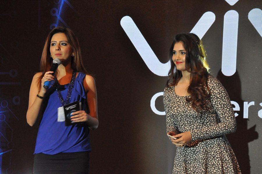 Surabhi & Pooja Sri Launches Vivo V5 Mobile Photos
