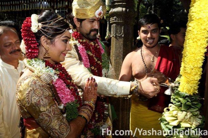 Yash And Radhika Pandit Wedding Photos