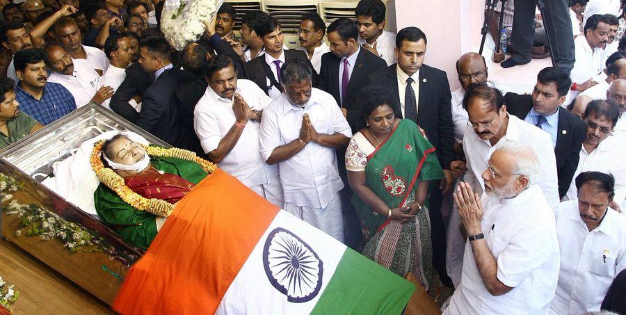 CM Jayalalithaa Final Journey Photos